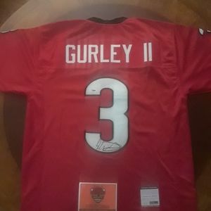 Authentic Tom Gurley autographed jersey